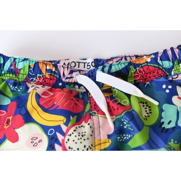 Mott50 Lot of 2 Boys Swim UPF 50 Mesh Brief Trunks SZ 10 Tropical Print - Picture 3 of 16